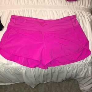 Pink Lululemon Shorts